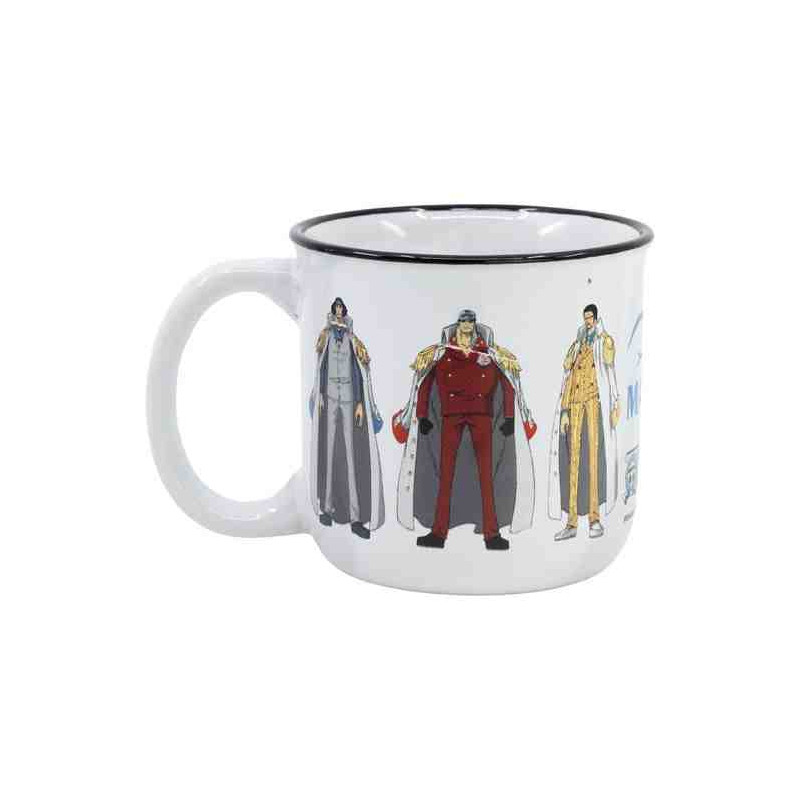 TAZA PERSONAJES MARINEFORD (One Piece)400ml.